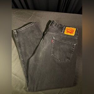 Levi's Men's 550 Relaxed-Fit Charcoal Jeans 40 x 30 excellent condition